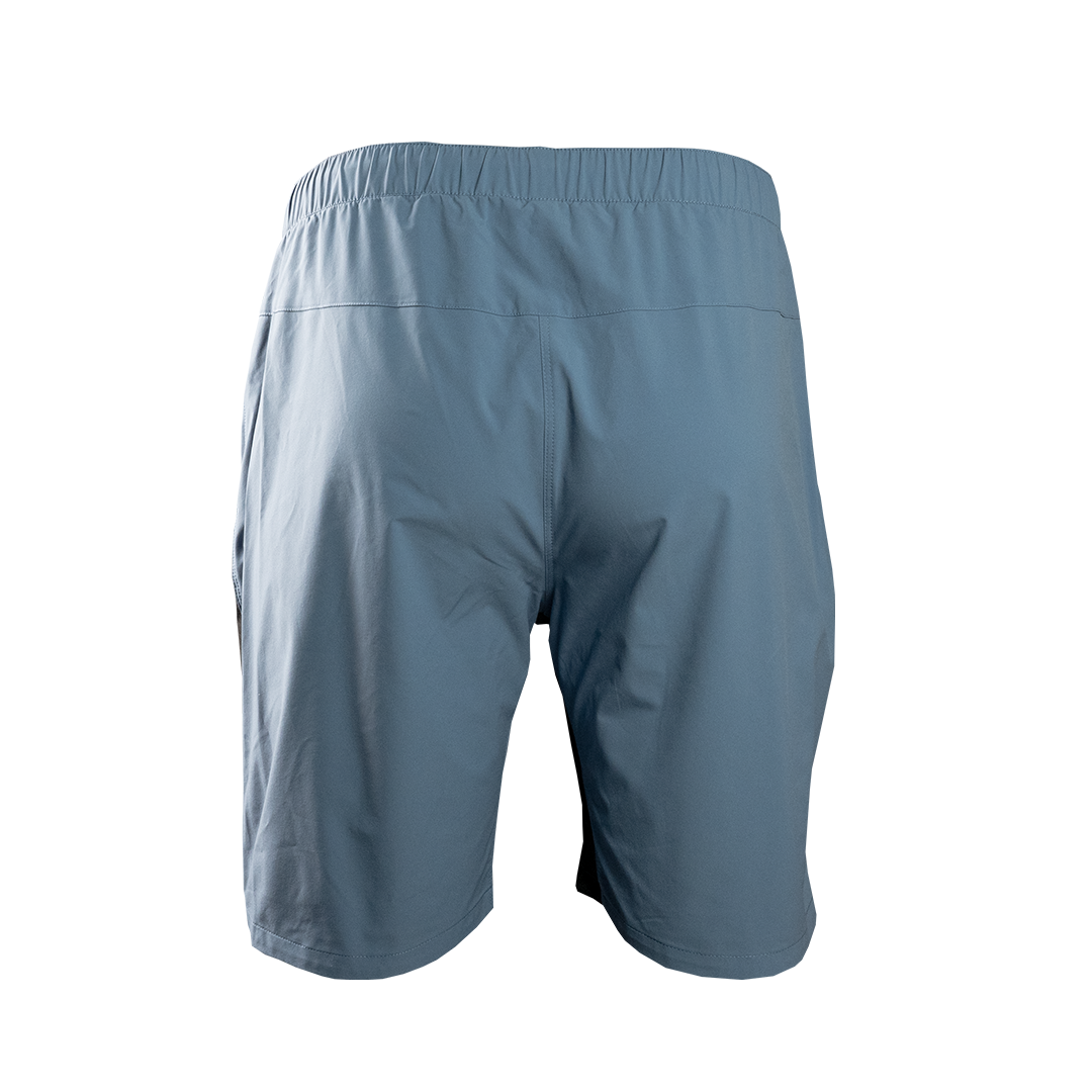Rear view of men's hiking shorts