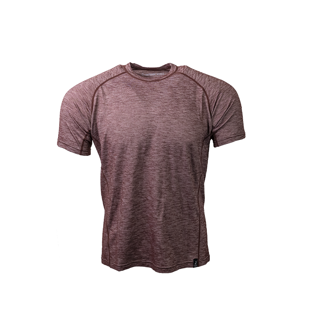 Front view of Outdoor Vitals Tern Ultralight Merino Wool Tee