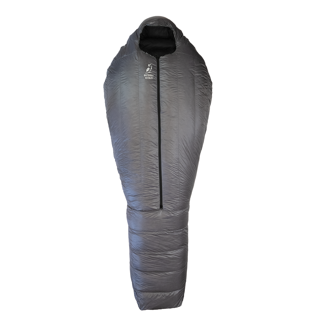 front view of -15 degree down sleeping bag