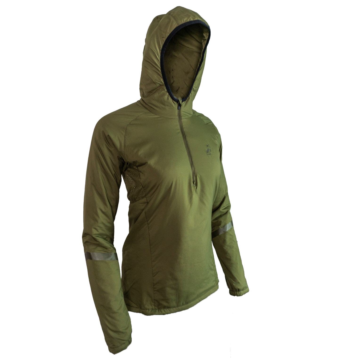 Angled front view of women's Ventus Active hoodie