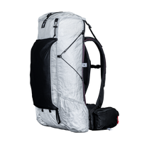 Angled front view of CS40 Ultra backpack on a plain background