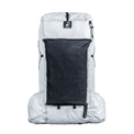 Front view of CS40 Ultra backpack with a visible brand logo on a plain background