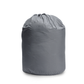 Outdoor Vitals StormLoft Down TopQuilt uncompressed and stored inside its breathable fabric storage sack with a cinch drawstring closure.