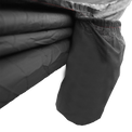 Close-up of the integrated stuff sack pouch attached to the side of an Outdoor Vitals Ultralight Hammock.
