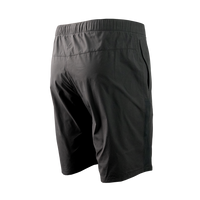 Angled rear view of men's hiking shorts