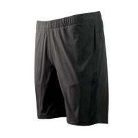 Angled front view of men's hiking shorts