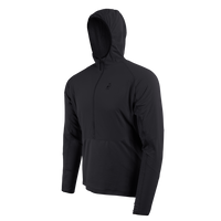 Angled front view of men's fleece mid layer