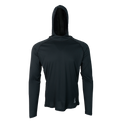 Black Altitude Sun Hoodie front view. Hoodie only.