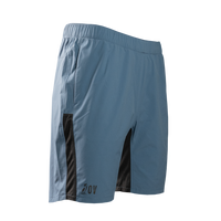 Angled front view of men's hiking shorts