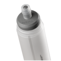 Close-up view of the HydraPak soft flask included with the Outdoor Vitals Skyline 30 Fastpack, showing the bite valve nozzle and textured twist cap.