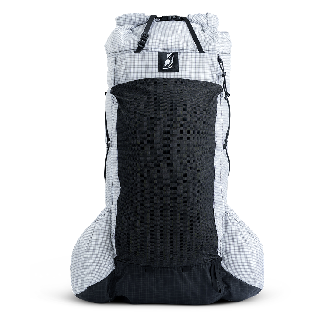 Carbon Evo 50 backpack with a visible brand logo on a plain background
