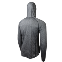 Angled rear view of Tern Ultralight Merino Wool Hoodie