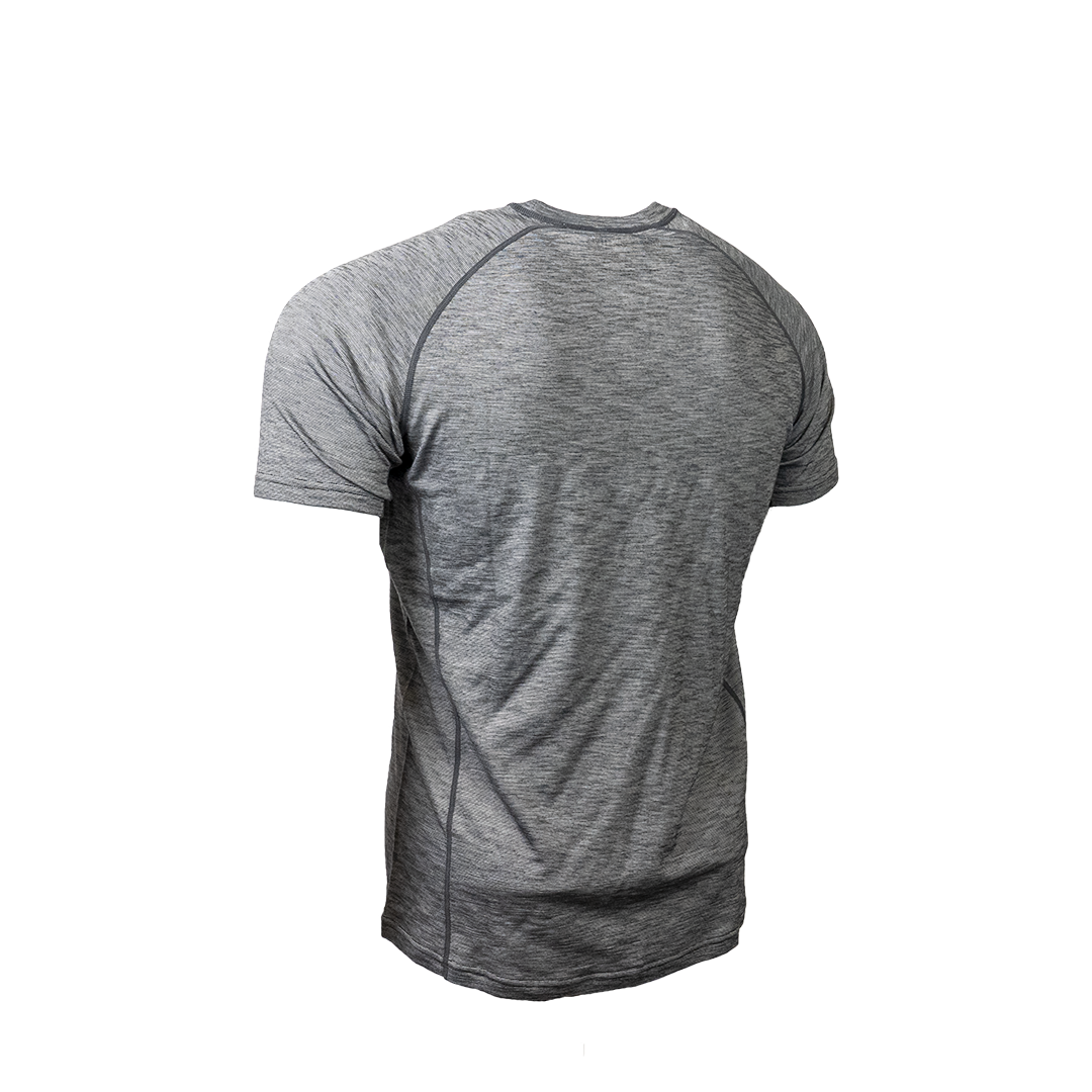 Angled rear view of Outdoor Vitals Tern Ultralight Merino Wool Tee
