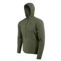 side view of fleece hoodie for men