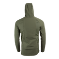 rear view of men's fleece mid layer