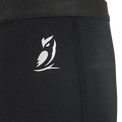 Close-up shot of Outdoor Vitals owl logo printed on Highline Thermal Leggings