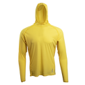 Yellow Altitude Sun Hoodie front view. Hoodie only.
