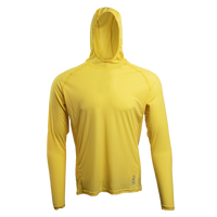 Yellow Altitude Sun Hoodie front view. Hoodie only.