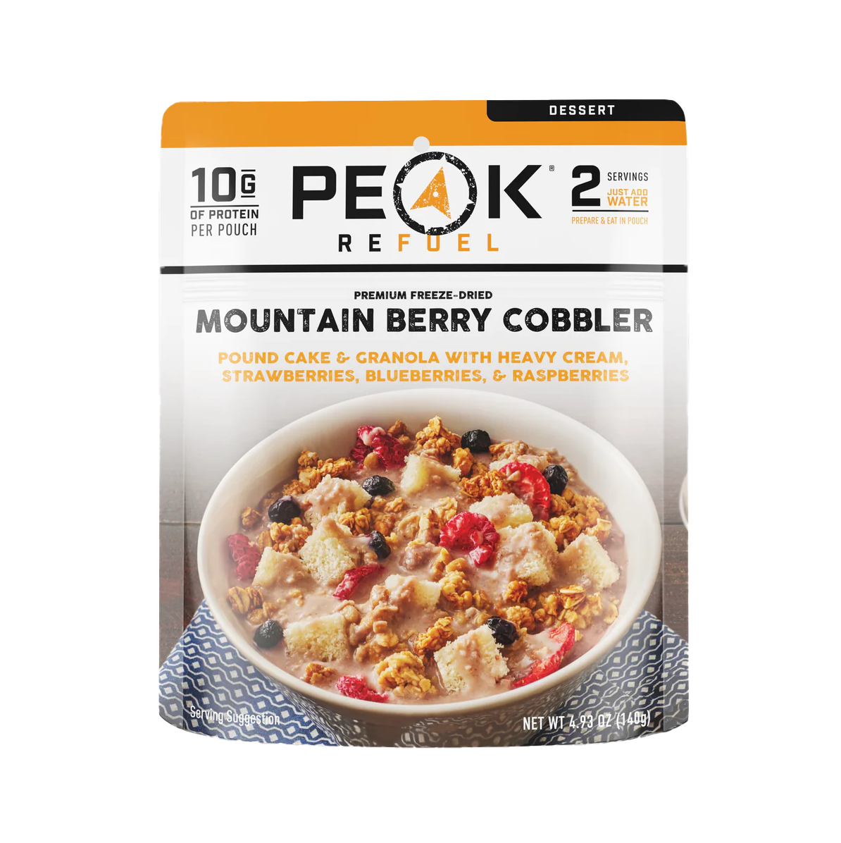 Peak Refuel Premium Freeze Dried Cobbler