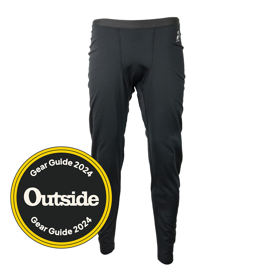 Outdoor Vitals Highline Thermal Leggings with Outside Gear Guide 2024 badge.