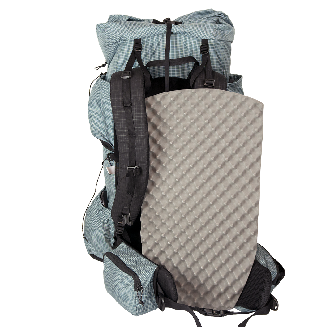 Back padding feature on the Shadowlight Ultralight Backpack for added comfort