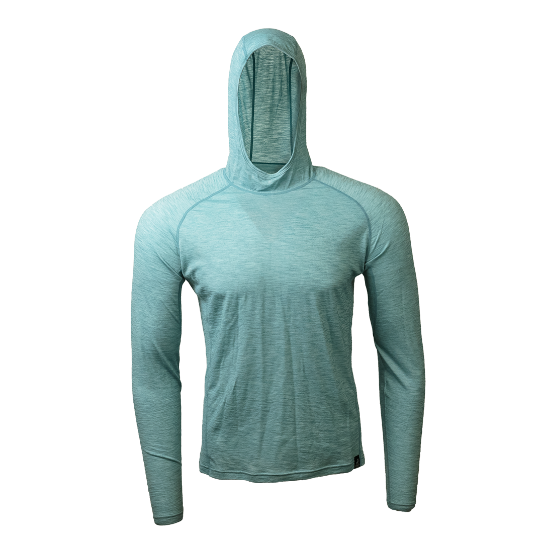 Front view of Tern Ultralight Merino Wool Hoodie