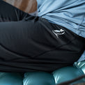 Close-up of the Outdoor Vitals logo printed on Highline Thermal Leggings.