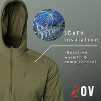 Insulation graphic of Ventus Active hoodie