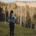 Woman wearing altitude sun hoodie