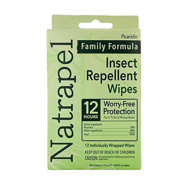 Natrapel Insect Repellent Wipes (with Picaridin)