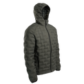 Outdoor Vitals Zulu Down Jacket angled right, ultralight packable down insulation with hood for cold-weather backpacking.
