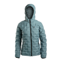 Outdoor Vitals Women’s Zulu Down Jacket – front view featuring full-zip closure, hood, and lightweight backcountry insulation.