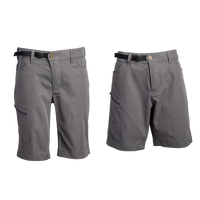 Front view of both men's and women's backpacking shorts