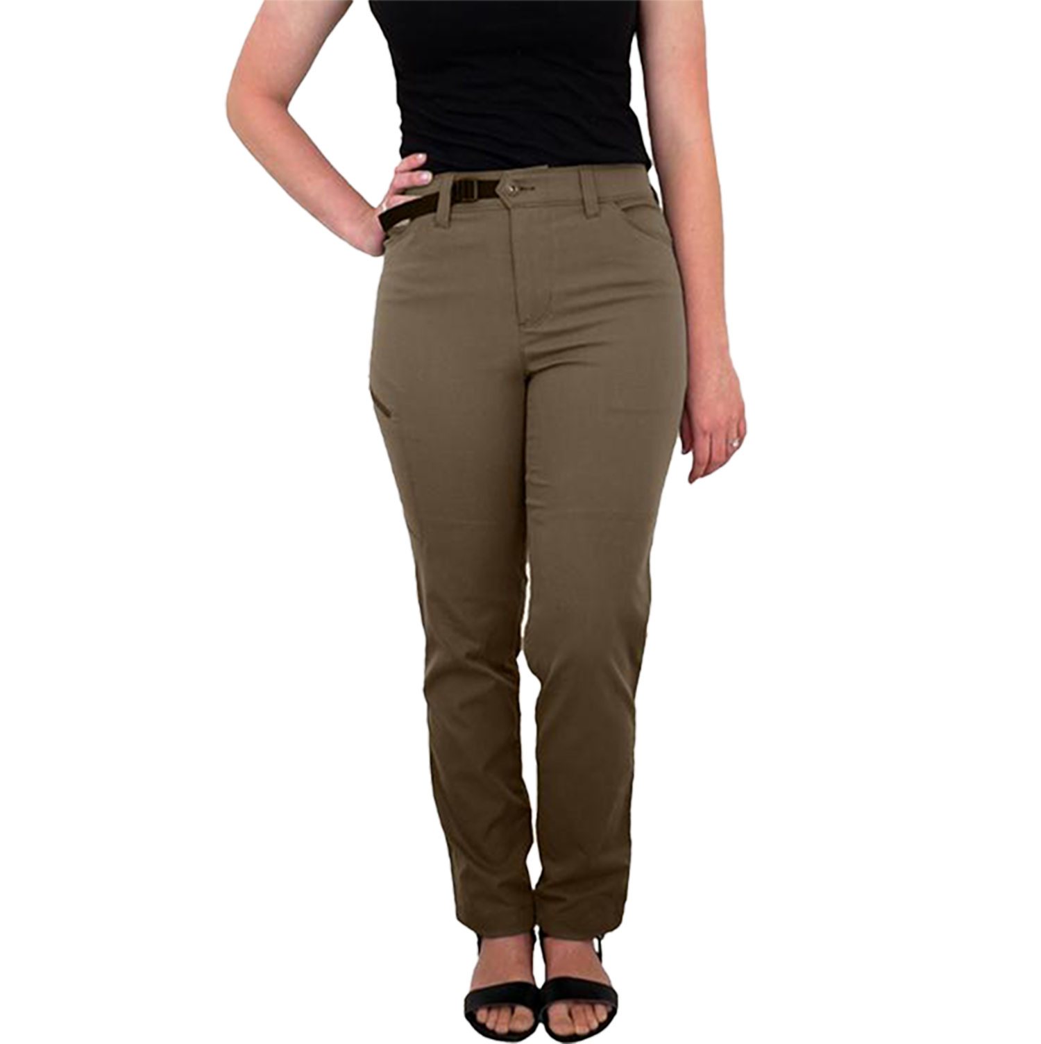 front view of women's hiking pants