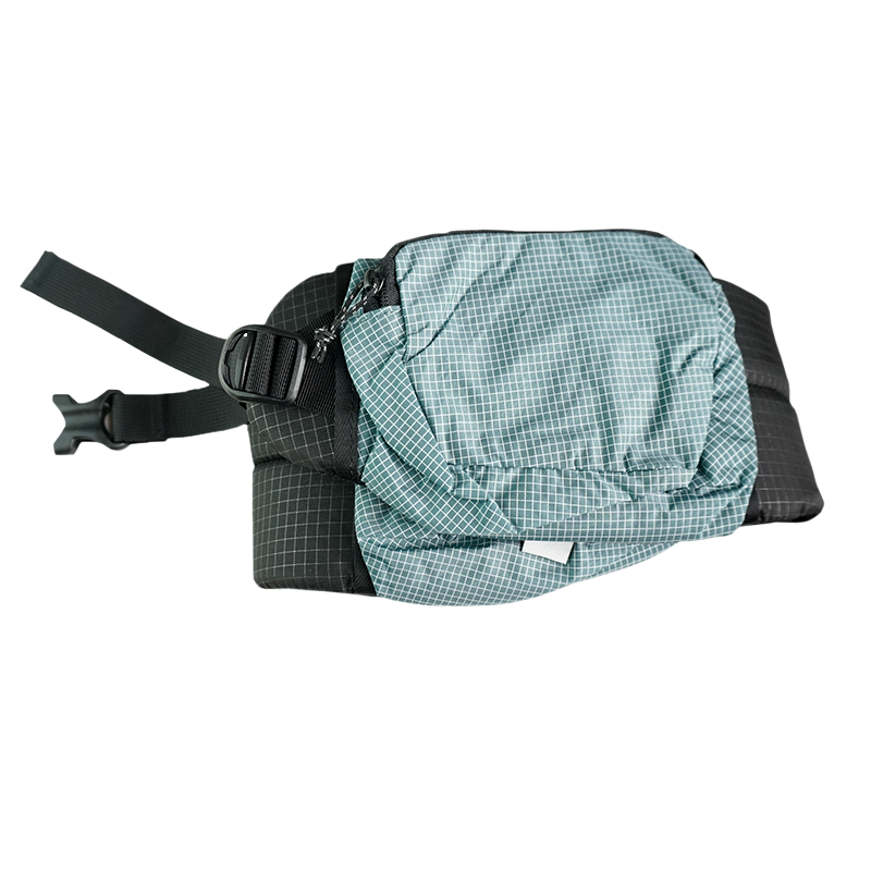 Outdoor Vitals Shadowlight Carbon 60 Backpack detachable hip belt pocket.