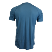Athletic shirt on a white background  back view