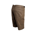 Angled rear view of men's hiking shorts