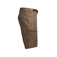 side view of men's backpacking shorts