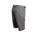 Angled rear view of men's backpacking shorts