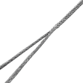 Close-up view of the adjustable spliced burry on an Outdoor Vitals Whoopie Sling hammock suspension line.