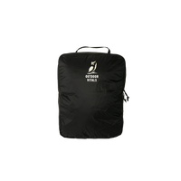 Studio product front view of the Outdoor Vitals OV Cube packing accessory for the KotaUL Travel & Adventure Backpack, featuring top grab handle and printed logo.