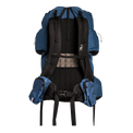 Back view of the Shadowlight Ultralight Backpack in blue with ergonomic straps