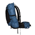 Side view of the Shadowlight Ultralight Backpack with a focus on side pockets & hip belt