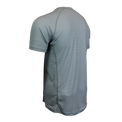 Athletic shirt on a white background 45 degree back right view