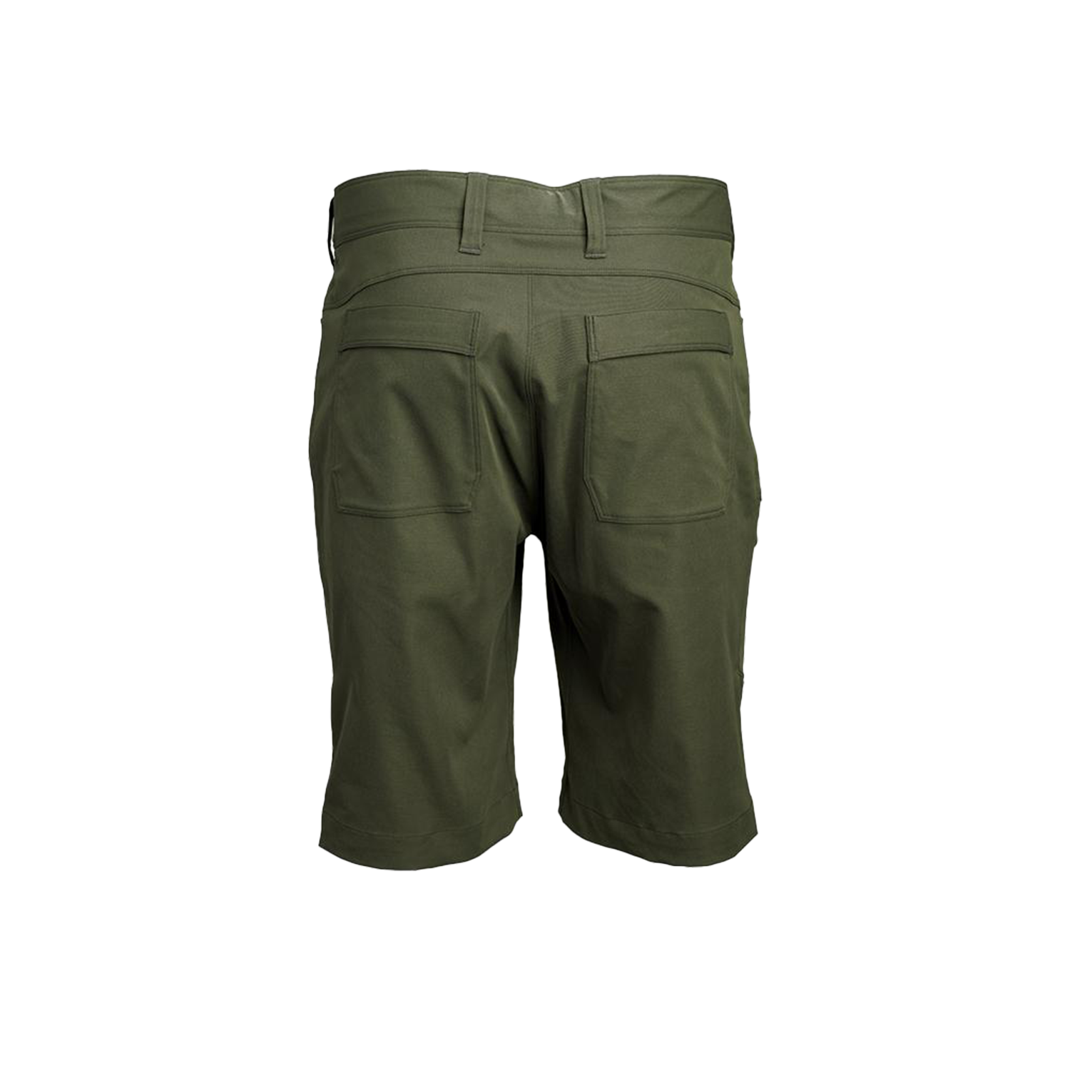rear view of men's backpacking shorts