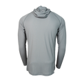 Gray Altitude Sun Hoodie rear view. Hoodie only.