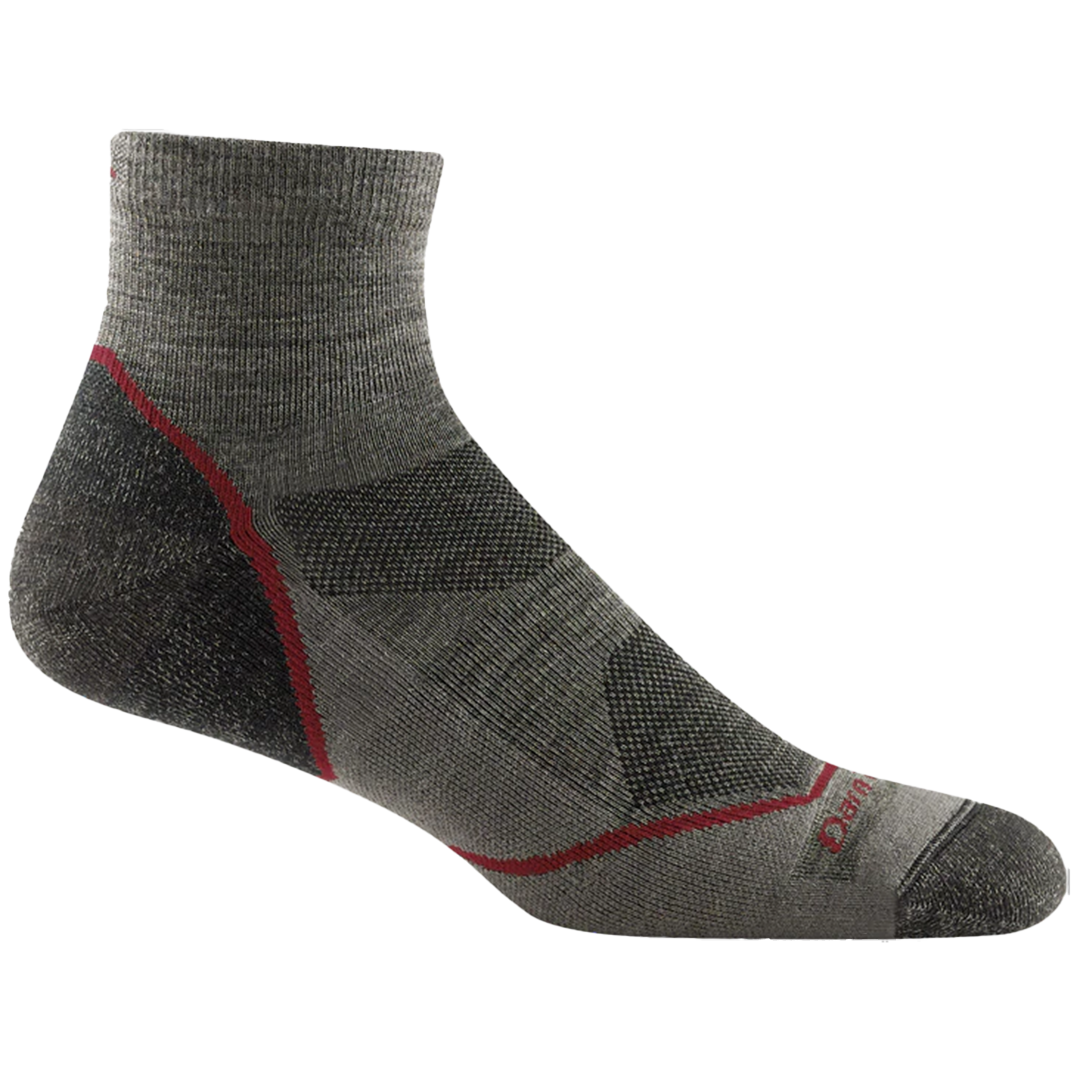 Men's Darn Tough Light Hiker 1/4 Lightweight Hiking Socks
