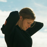 Woman wearing Nebo Windbreaker outdoors, Nebo Windbreaker worn during outdoor activity