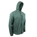 45 degree front right side view of windbreaker jacket for backpacking