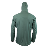rear view of ultralight windbreaker jacket - no background